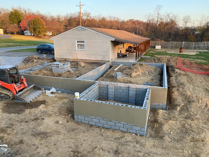 Block Foundation Construction