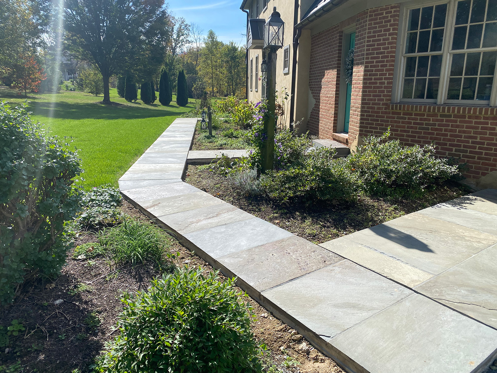 Stone Walkway Installation